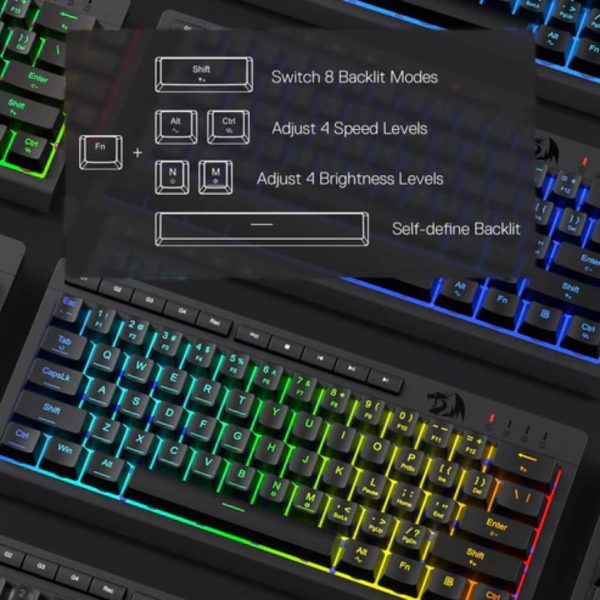 Redragon SHIVA K522 Membrane Gaming Keyboard - Image 11