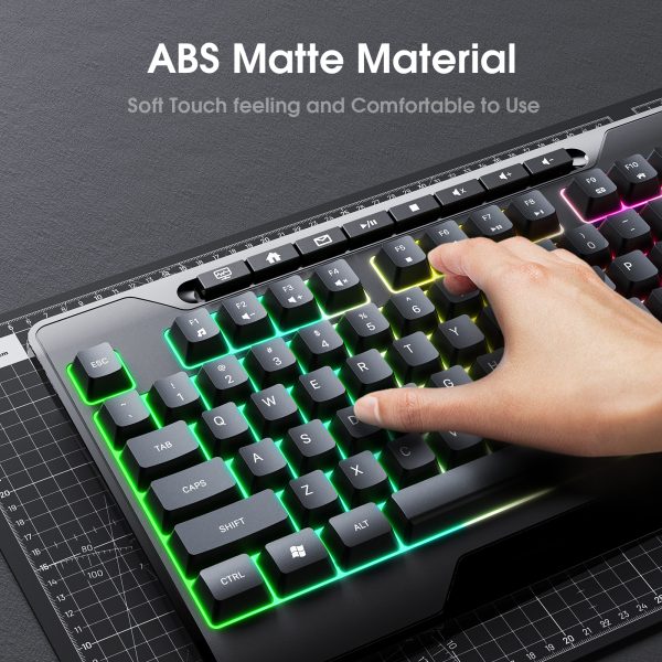 ONIKUMA G32 Wired RGB Backlit Gaming Keyboard - Image 4