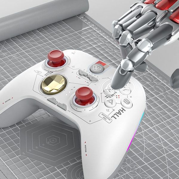 Aolion AL-NS2286H Wireless Gamepad with Hall Joystick & Linear Trigger, White - Image 3
