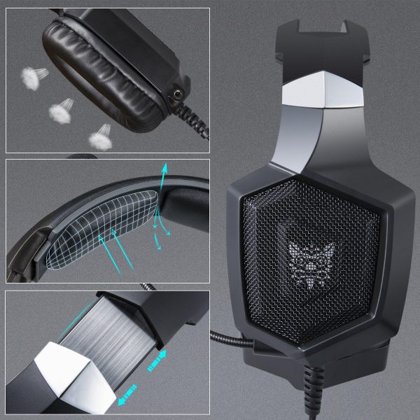 ONIKUMA K8 Wired Stereo Gaming Headphone, Black - Image 13