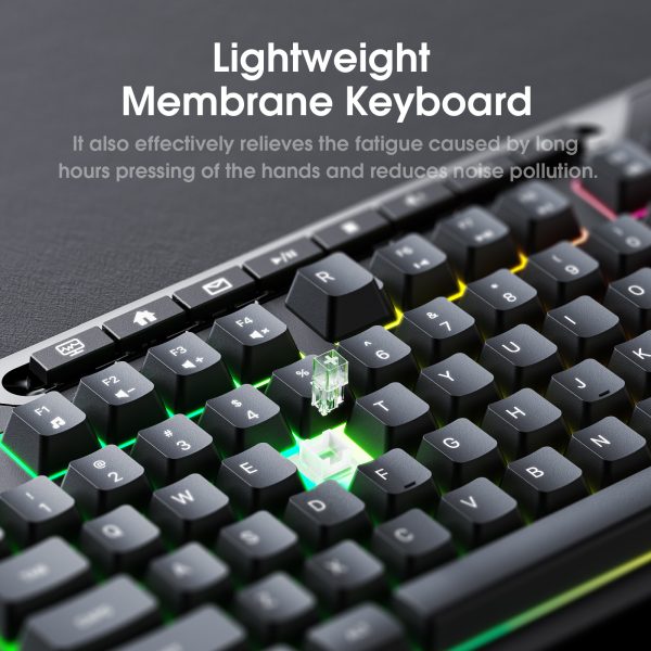 ONIKUMA G32 Wired RGB Backlit Gaming Keyboard - Image 5