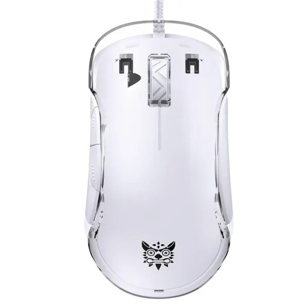 ONIKUMA CW925 RGB Backlit Wired Gaming Mouse, White