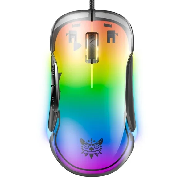 ONIKUMA CW925 RGB Backlit Wired Gaming Mouse, Black