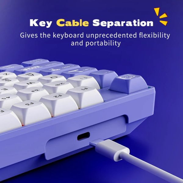 Ajazz AK870 MC Hot-Swappable Mechanical Keyboard - Image 7