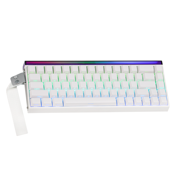 AULA HERO 68 HE Wired Hot-Swappable Magnetic Switch Gaming Keyboard, White Side-printed (Meteor Magnetic Switch) - Image 8