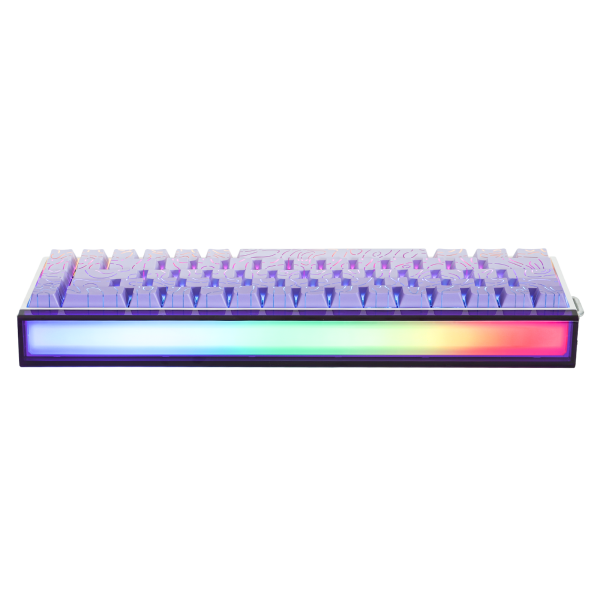 AULA HERO 68 HE Wired Hot-Swappable Magnetic Switch Gaming Keyboard, Purple Contour (Dragon King Switch) - Image 2