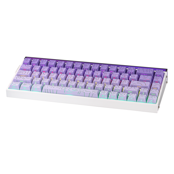AULA HERO 68 HE Wired Hot-Swappable Magnetic Switch Gaming Keyboard, Purple Contour (Dragon King Switch) - Image 10