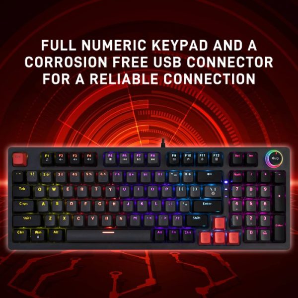 Jedel KL-114 RGB Gaming Mechanical Keyboard - Image 5
