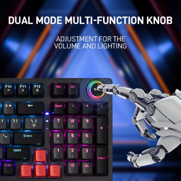 Jedel KL-114 RGB Gaming Mechanical Keyboard - Image 4