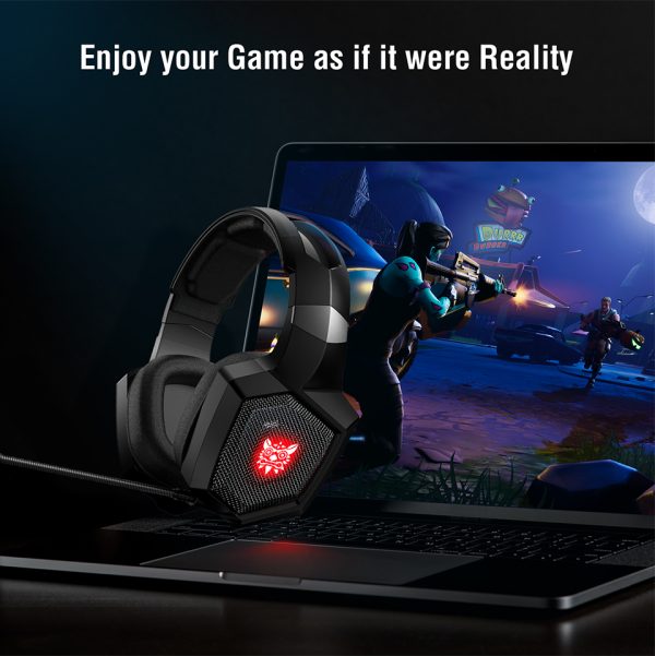 ONIKUMA K8 Wired Stereo Gaming Headphone, Black - Image 3