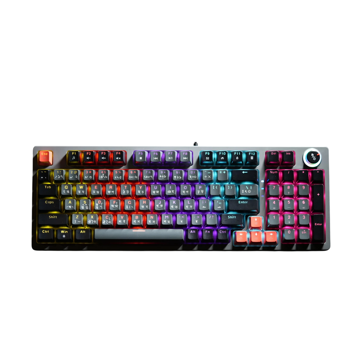 Jedel KL-114 RGB Gaming Mechanical Keyboard (Bangla Layout) 7 Jedel KL-114 RGB Gaming Mechanical Keyboard (Bangla Layout) - Image 7
