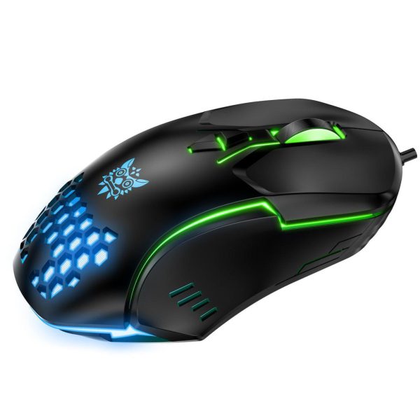 ONIKUMA CW902 Wired Gaming Mouse, Black - Image 4