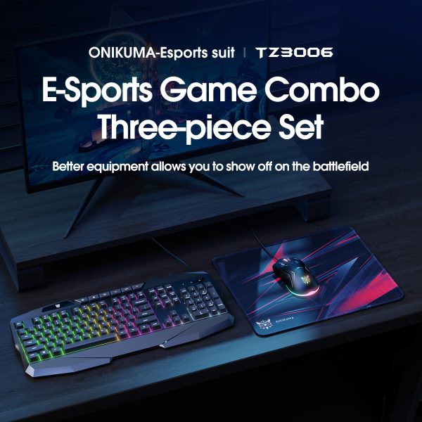 ONIKUMA TZ3006 3 in 1 Gaming Combo - Image 5