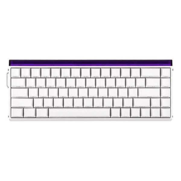 AULA HERO 68 HE Wired Hot-Swappable Magnetic Switch Gaming Keyboard, White Side-printed (Meteor Magnetic Switch)