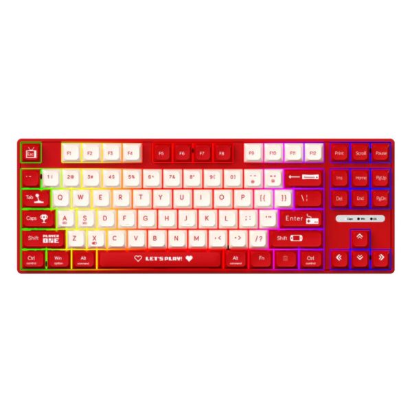 Ajazz AK870 MC Hot-Swappable Mechanical Keyboard - Image 2