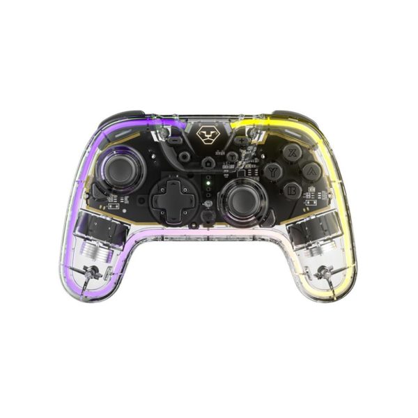 Aolion AL-NS2258-T Wireless Gamepad with Hall Joystick, Transparent