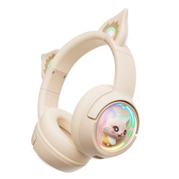 ONIKUMA B5 Bluetooth Wireless Gaming Headset, Off-White
