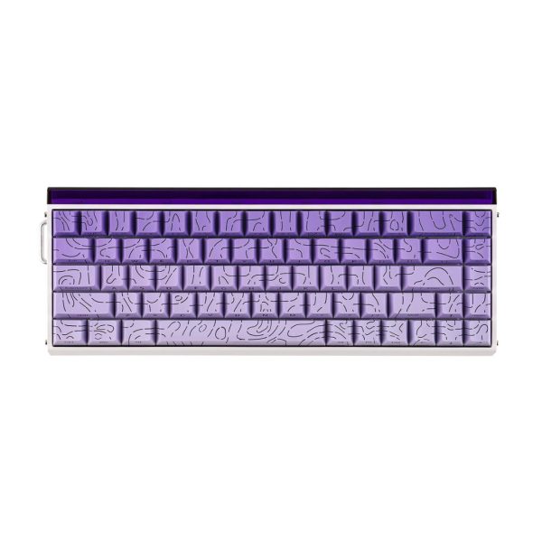 AULA HERO 68 HE Wired Hot-Swappable Magnetic Switch Gaming Keyboard, Purple Contour (Dragon King Switch)