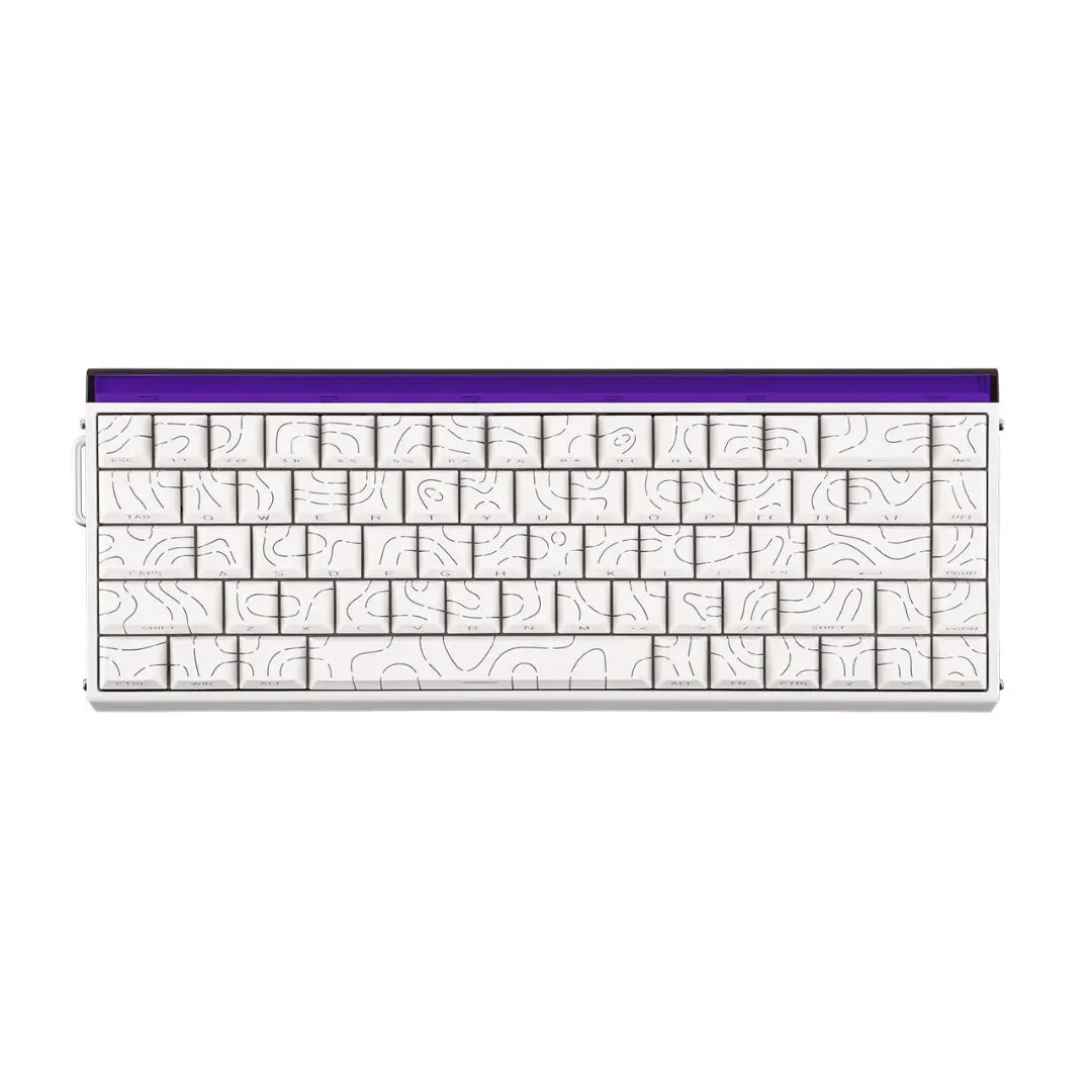 AULA HERO 68 HE Wired Hot-Swappable Magnetic Switch Gaming Keyboard, White Contour (Black King Switch) 1 AULA HERO 68 HE Wired Hot-Swappable Magnetic Switch Gaming Keyboard, White Contour (Black King Switch)