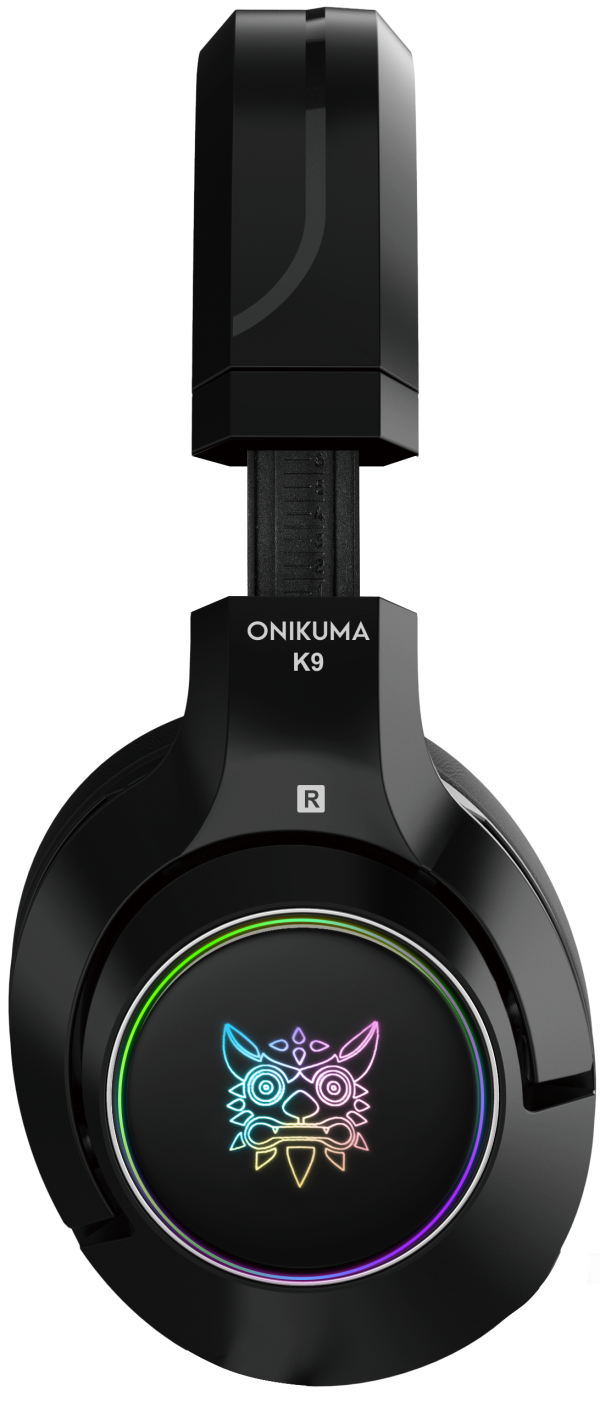 ONIKUMA K9 RGB Stereo Gaming Headset, Black - Image 9