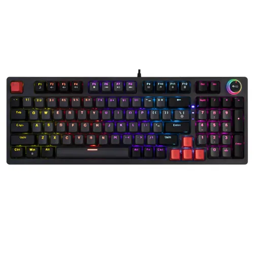 Jedel KL-114 RGB Gaming Mechanical Keyboard (Bangla Layout) 1 Jedel KL-114 RGB Gaming Mechanical Keyboard (Bangla Layout)