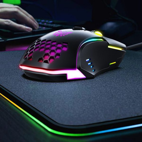 ONIKUMA CW902 Wired Gaming Mouse, Black - Image 8