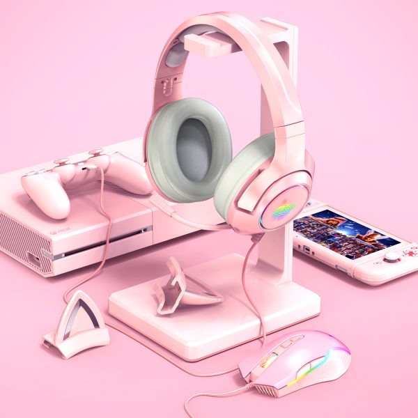 ONIKUMA CW905 Wired Gaming Mouse, Pink - Image 4