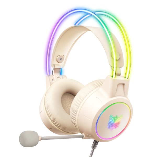 ONIKUMA X15 Pro Wired Gaming Headset, White