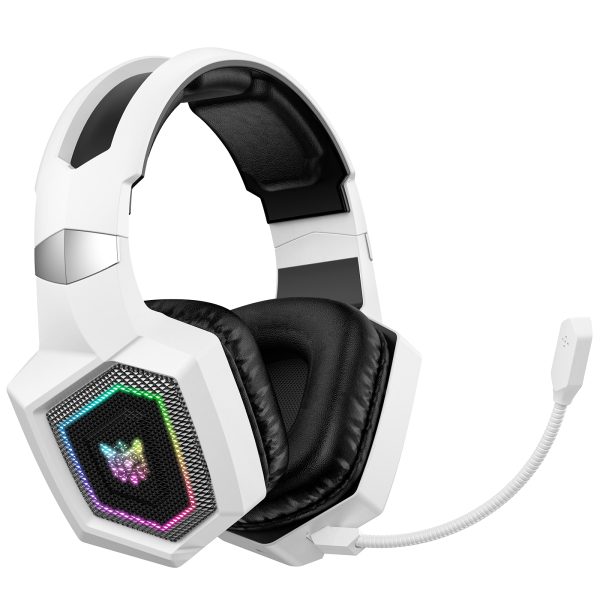 ONIKUMA GT806 Tri-Mode Wireless Gaming Headphone, White - Image 5