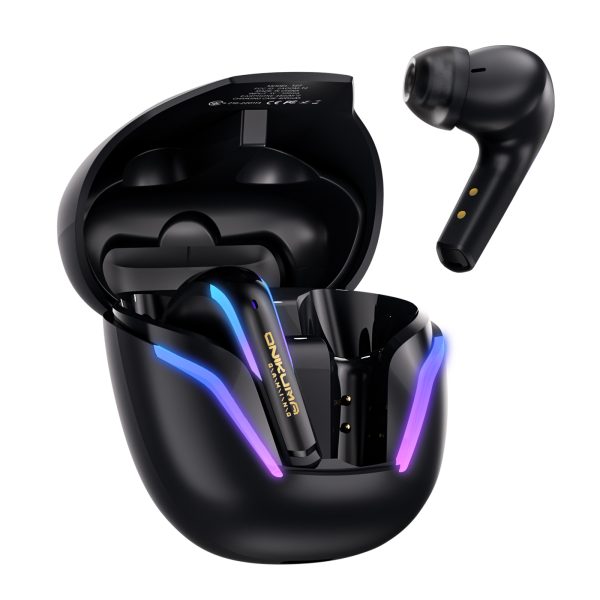ONIKUMA T27 2.4G Wireless Gaming Earbuds with ENC Mic, Black - Image 8