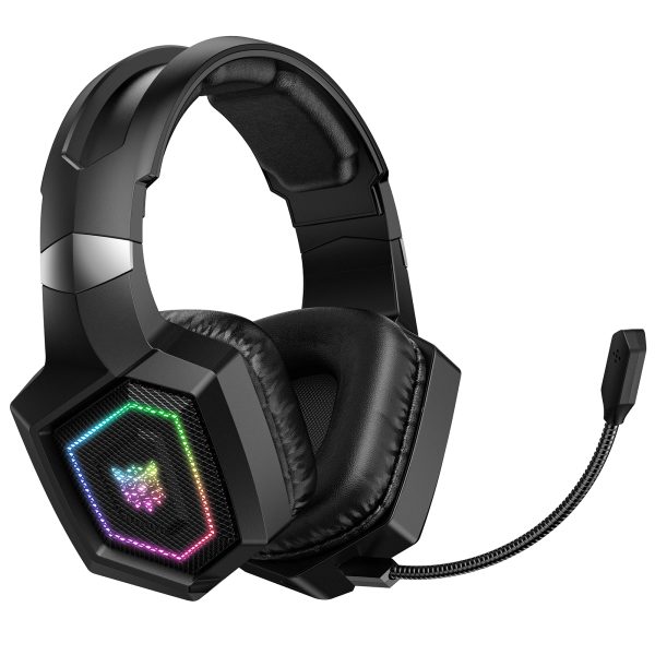 ONIKUMA GT806 Tri-Mode Wireless Gaming Headphone, Black - Image 3