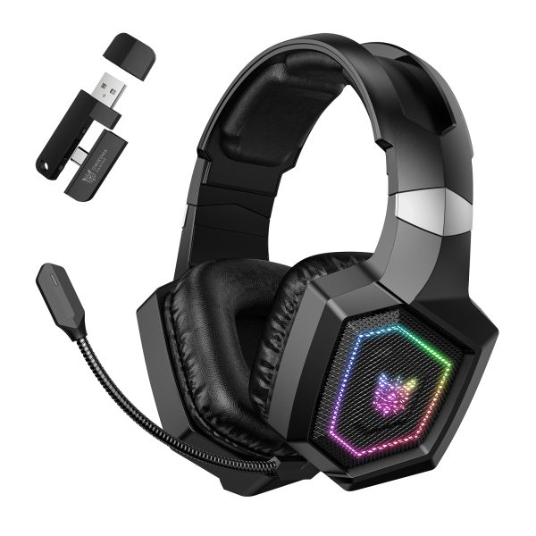 ONIKUMA GT806 Tri-Mode Wireless Gaming Headphone, Black