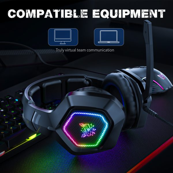 ONIKUMA K10 RGB Wired Gaming Headset - Image 5