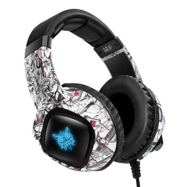 ONIKUMA K19 RGB Gaming Headphone, Camou-White - Image 8