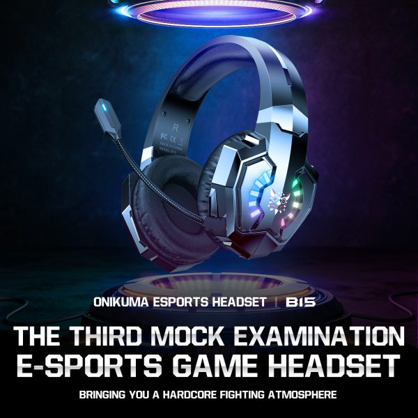 ONIKUMA B15 Tri-Mode Wireless Gaming Headset - Image 8