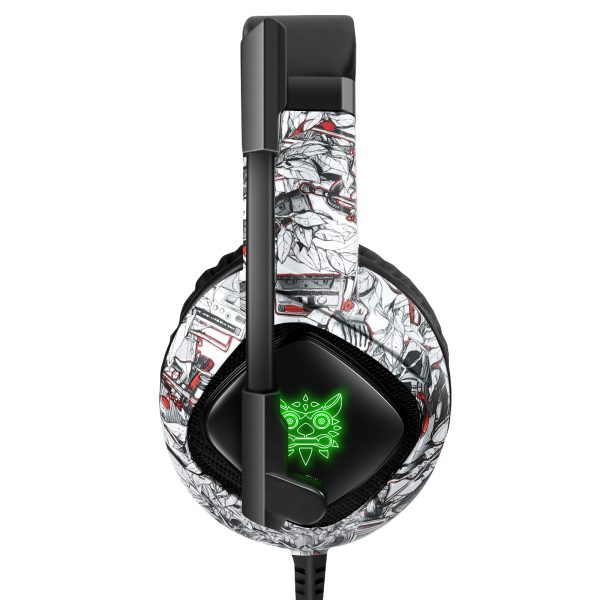 ONIKUMA K19 RGB Gaming Headphone, Camou-White - Image 9