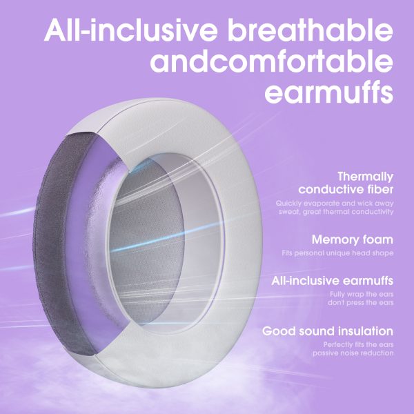 ONIKUMA K9 RGB Cat Ears Stereo Gaming Headset, Purple - Image 10