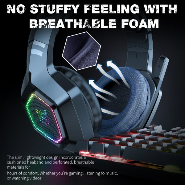 ONIKUMA K10 RGB Wired Gaming Headset - Image 8