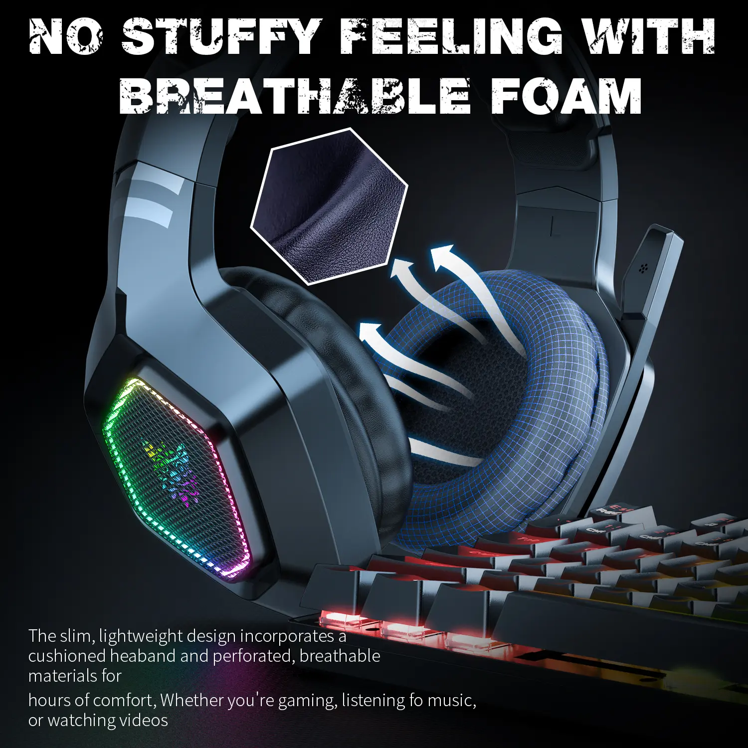 ONIKUMA K10 RGB Wired Gaming Headset 8 ONIKUMA K10 RGB Wired Gaming Headset - Image 8