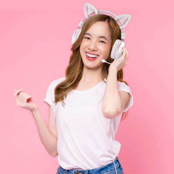 ONIKUMA X10 Stereo Wired Gaming Headset, White Pink - Image 8