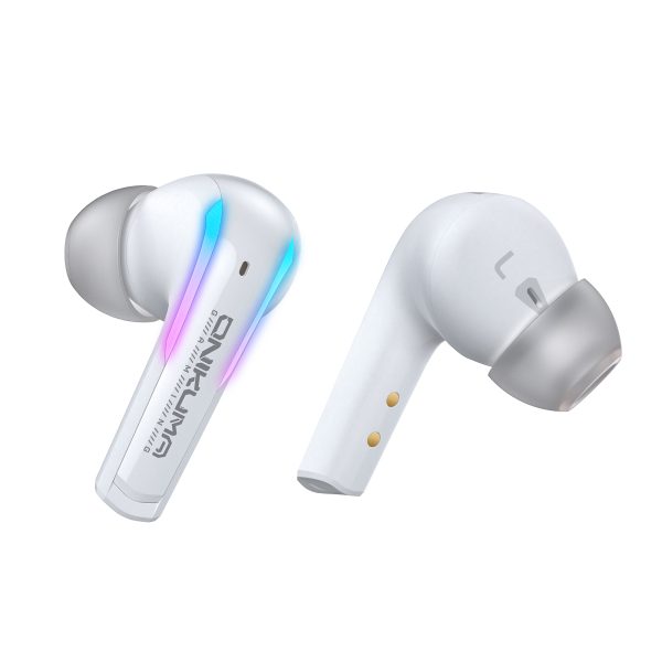 ONIKUMA T27 2.4G Wireless Gaming Earbuds with ENC Mic, White - Image 2