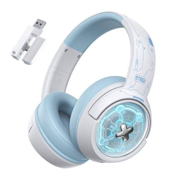 ONIKUMA GT802 Tri-Mode Wireless Gaming Headset, White