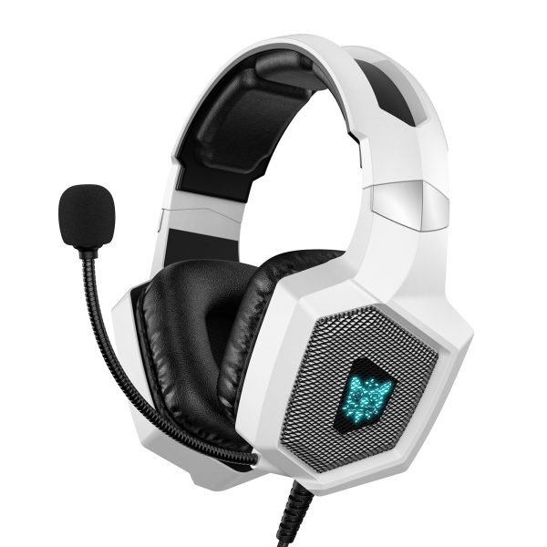 ONIKUMA K8 Wired Stereo Gaming Headphone, White