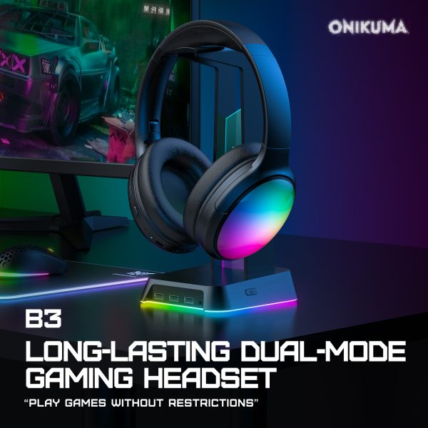 ONIKUMA B3 Bluetooth Wireless Over-Ear Headphone - Image 6