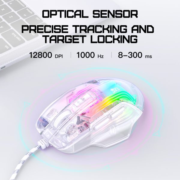 ONIKUMA CW923 Wired RGB Gaming Mouse - Image 4