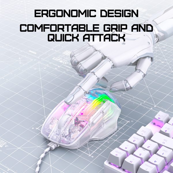 ONIKUMA CW923 Wired RGB Gaming Mouse - Image 6