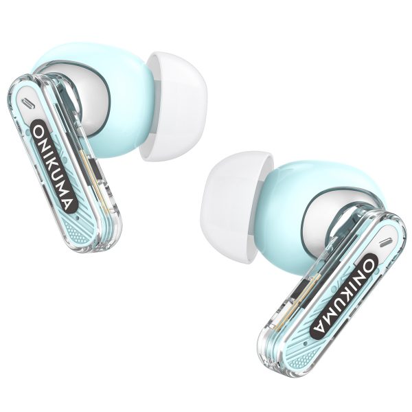 ONIKUMA T5 in ear TWS Bluetooth ANC Earphones, Blue - Image 7
