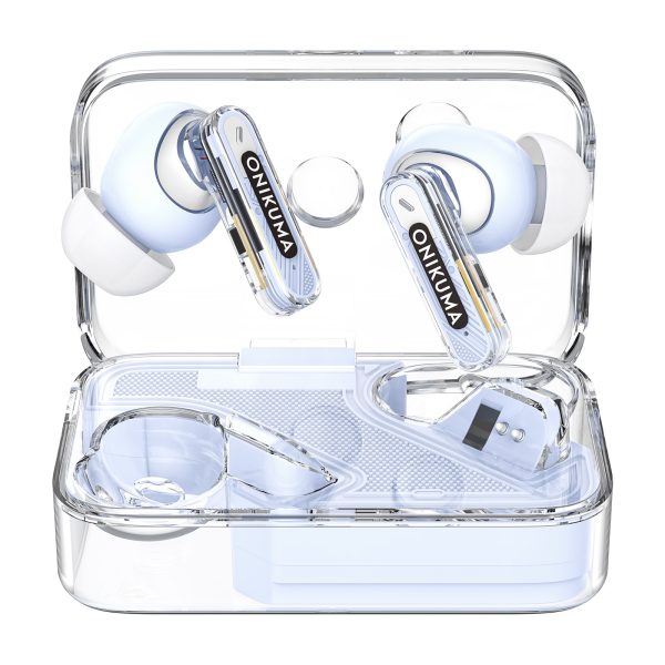 ONIKUMA T5 in ear TWS Bluetooth ANC Earphones, Purple