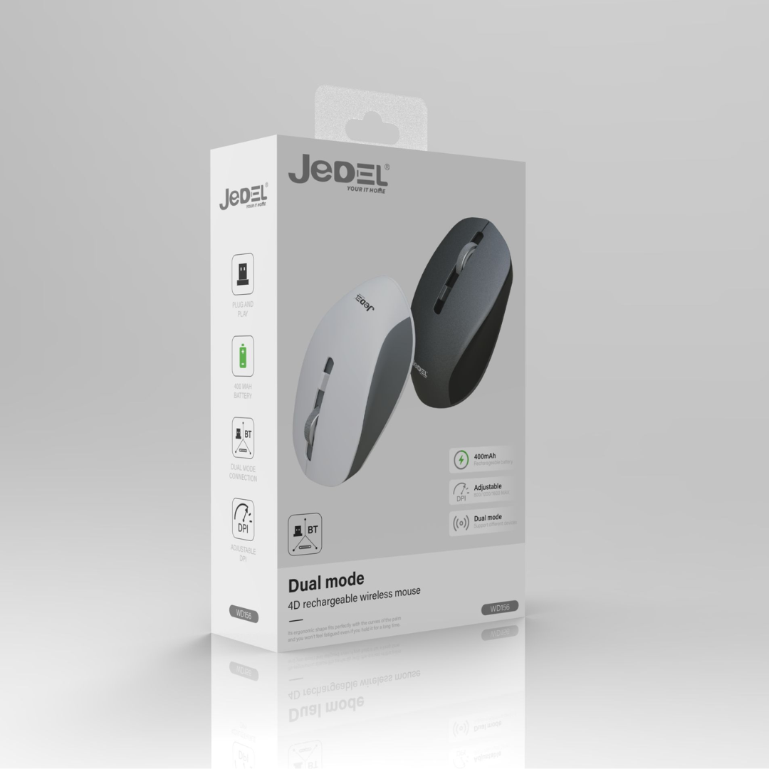 Jedel WD156 4D Dual-Mode Wireless Charging Mouse 6 Jedel WD156 4D Dual-Mode Wireless Charging Mouse - Image 6