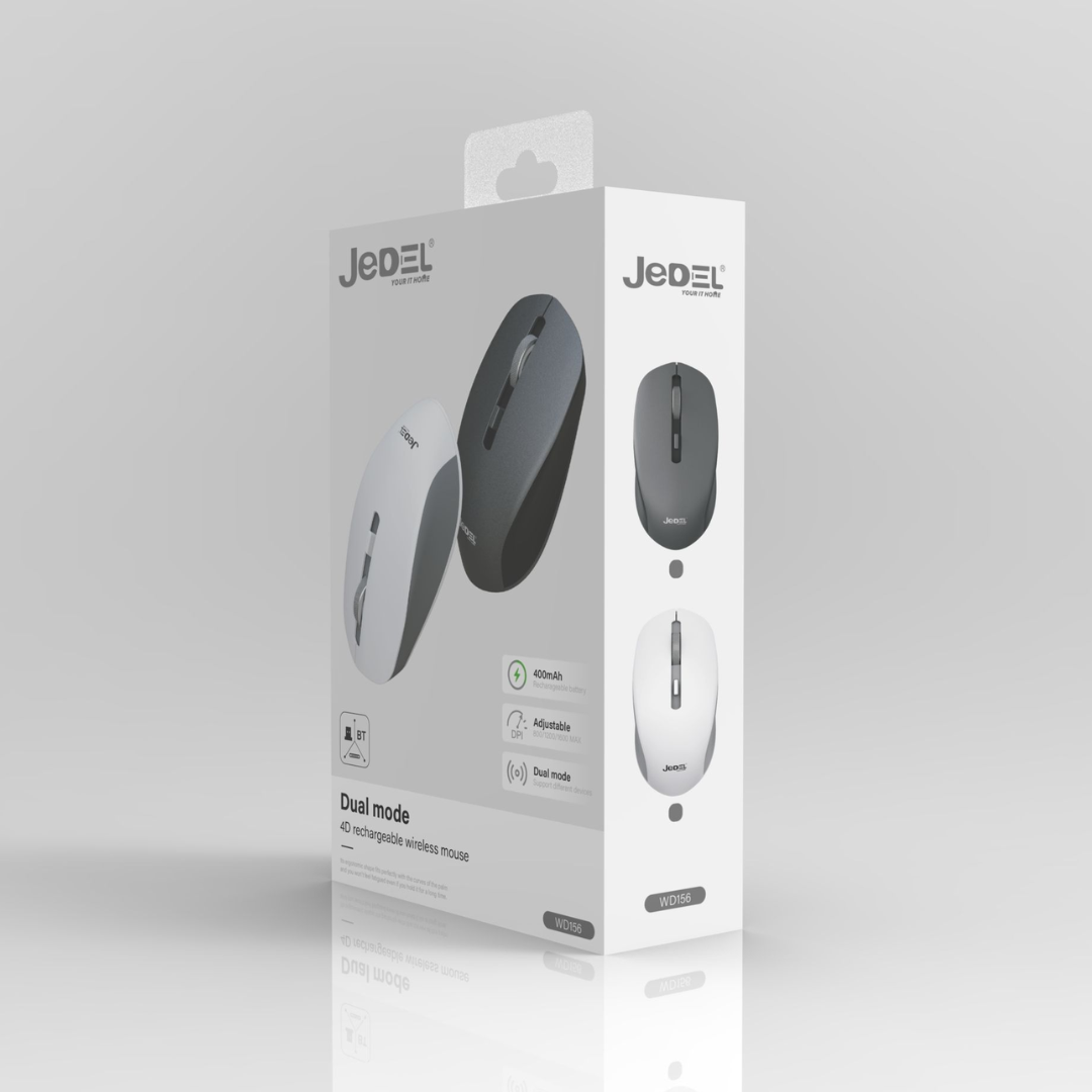 Jedel WD156 4D Dual-Mode Wireless Charging Mouse 7 Jedel WD156 4D Dual-Mode Wireless Charging Mouse - Image 7